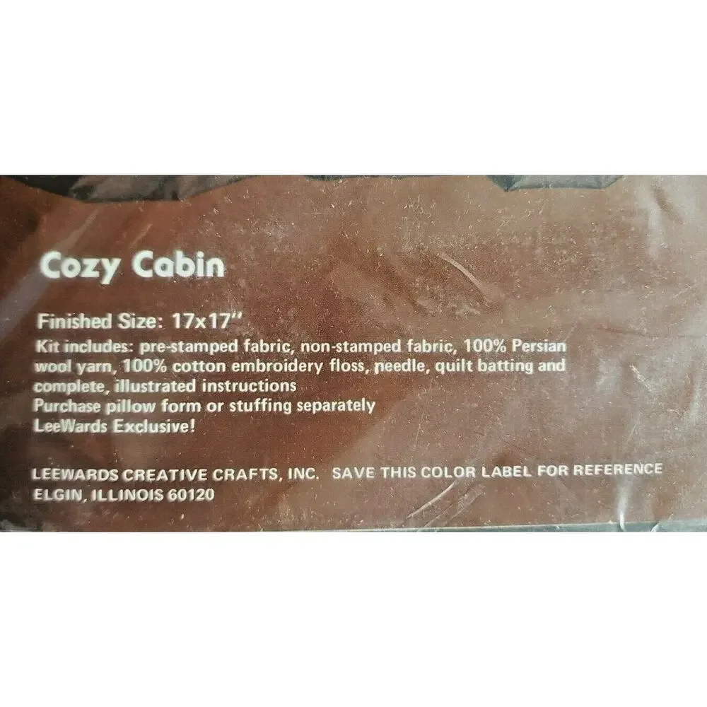 Cozy Log‎ Cabin Pillow 17